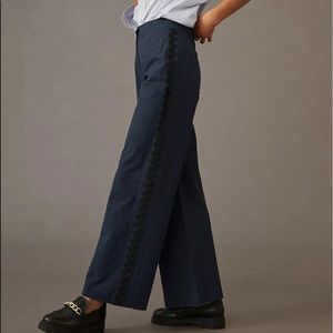 NWT - Anthropologie Maeve Embellished Wide Leg Pants
